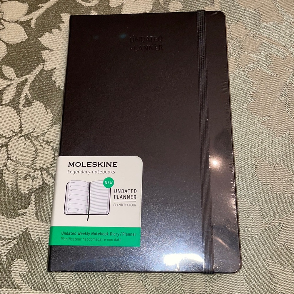 Moleskine Black Undated Planner